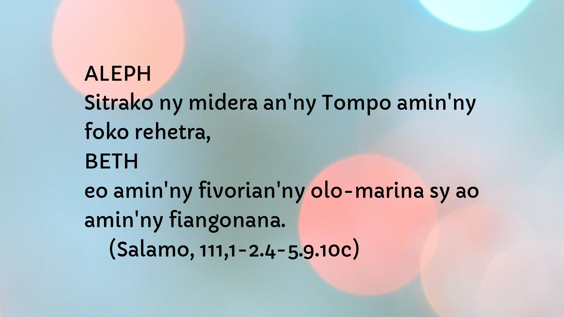 Salamo 111,1-2.4-5.9.10c - baiboly.katolika.org